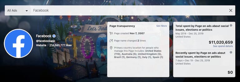 Facebook Ads Competitors