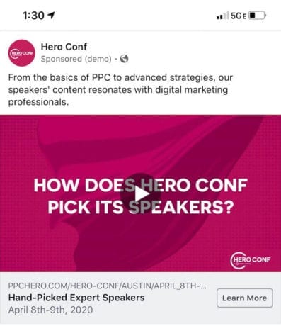 Facebook Ads Live Preview