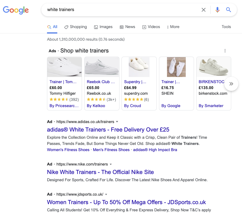 Product Listing Ads Google CSS