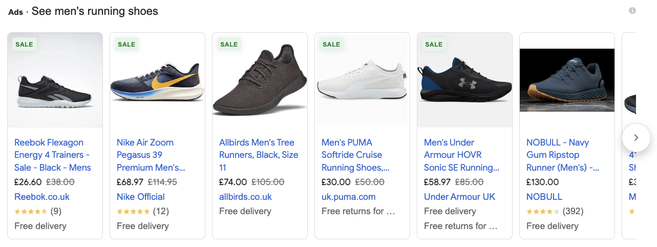 Google Ecommerce Shopping